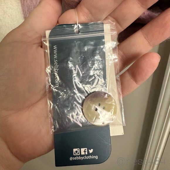 Sebby Shacket Pink/Brown Plaid NWT Large - Picture 6 of 6